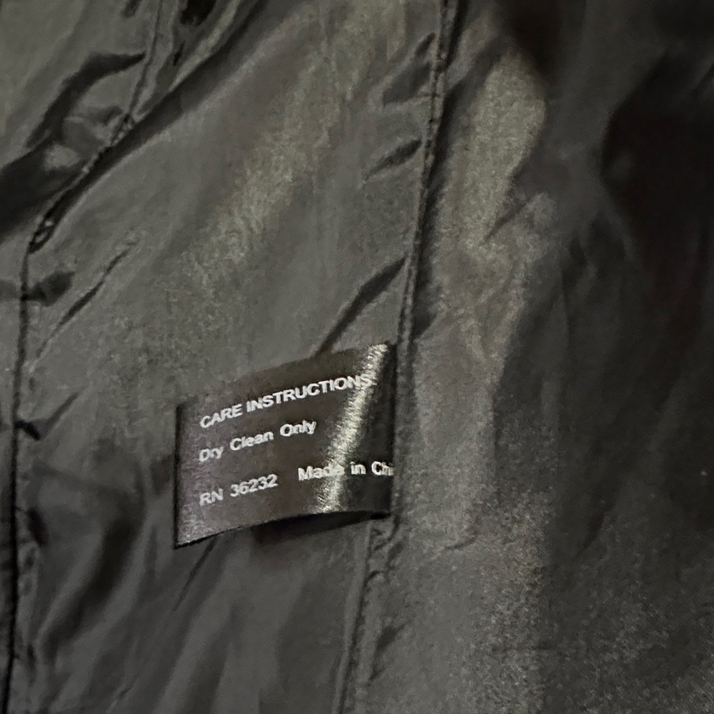 Giacca women's black wool pea coat - Picture 7 of 8